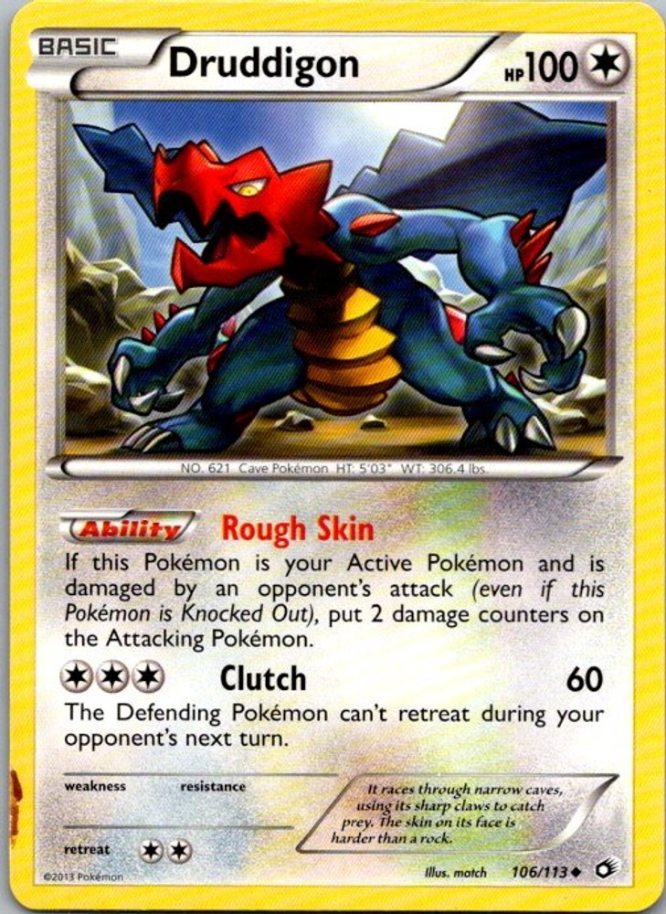 Druddigon Uncommon Lightly Played LTR 106/113