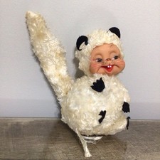 Vintage 1950s Rushton Star Creation Plush Doll Rubber Face ISSUES