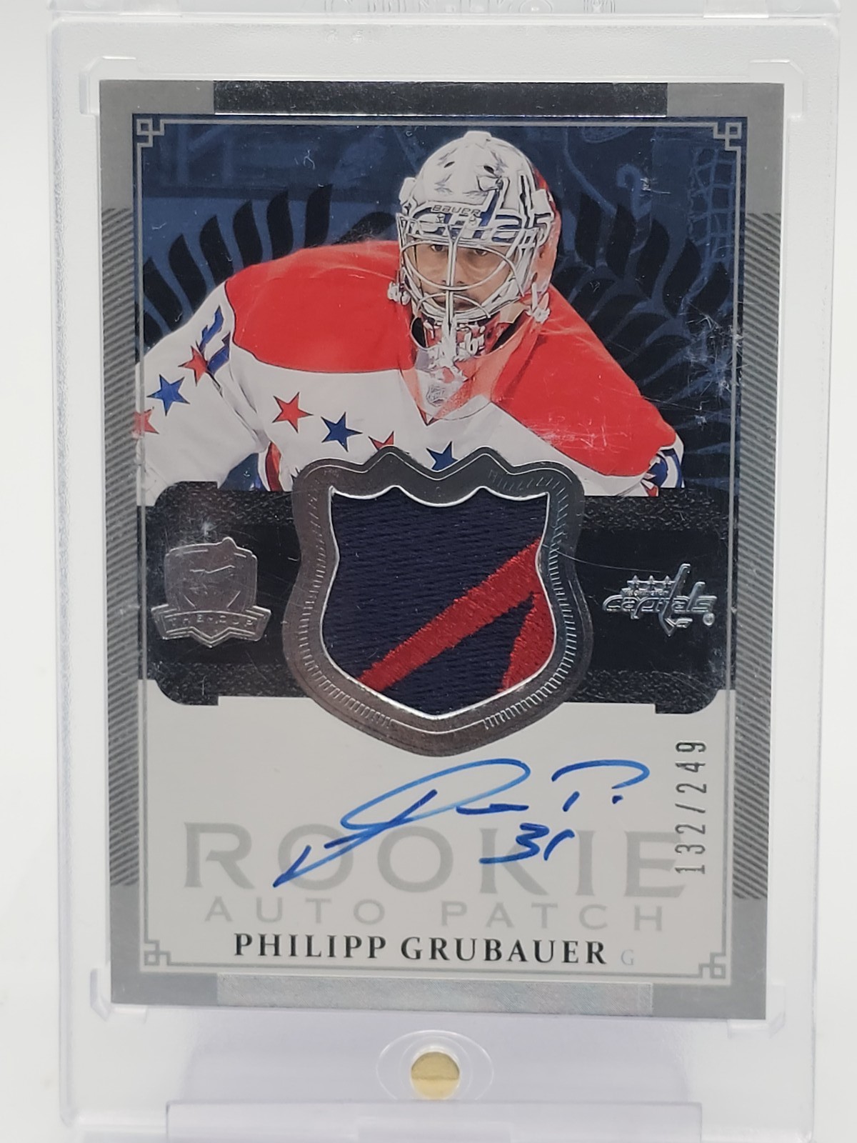 PHILIPP GRUBAUER 2013-14 UD THE CUP ROOKIE RPA AUTO /249 #124 CAPITALS Q6438