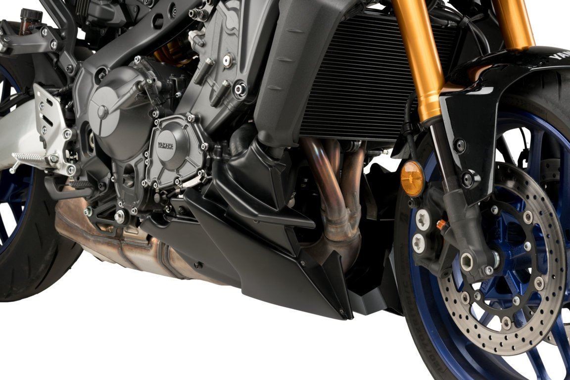 Puig Matte Black Belly Pan Yamaha MT-09 SP 2021-2026 - Image 3