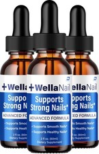 (3 Pack) WellaNail Drops – Wella Nail and Health Support Liquid Formula