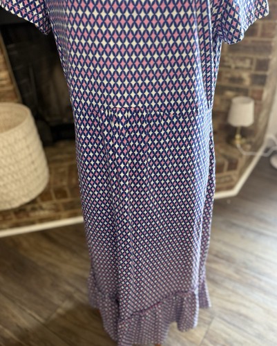 Boden Damen Kurzarm Melissa Jerseykleid US Größe 14L Geometrisches Muster - Bild 3 von 7