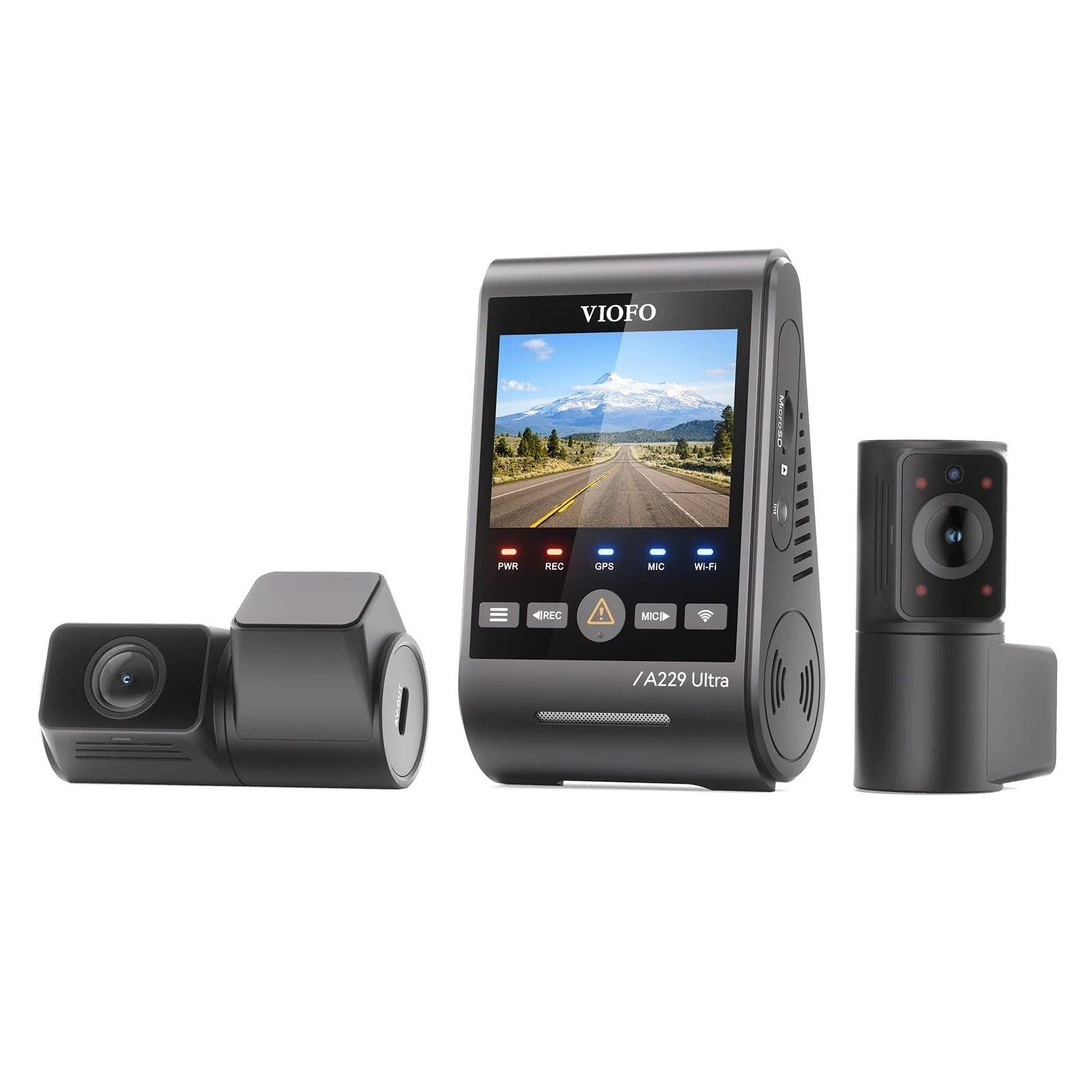 Viofo A229 Ultra 3CH 4K Front+4K Rear+1080P Fisheye Cabin Dashcam