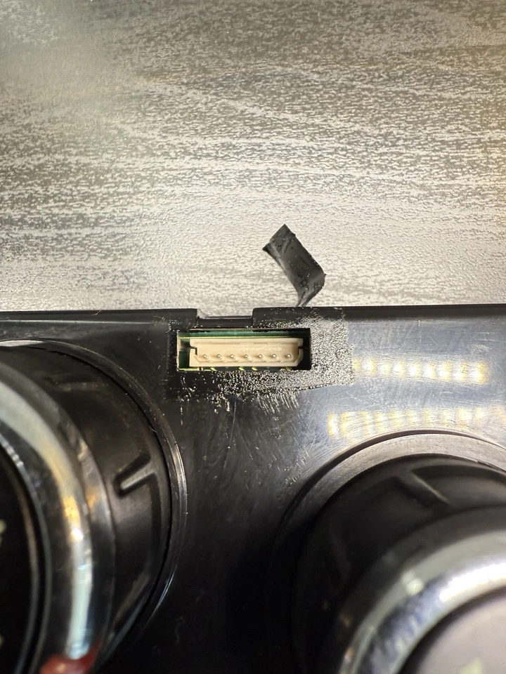 2005-09 Hyundai Tucson A/C нагреватель приборной панели температуры климат-контроль переключатель панели - Изображение 4 из 4