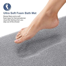 OLANLY Memory Foam Bath Mat 30x20, Extra Thick Soft Absorbent Rug, Quick Dry