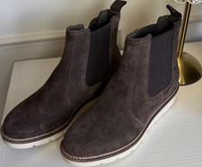 Alpine Design Brown Suede Chelsea Boots Ortho...