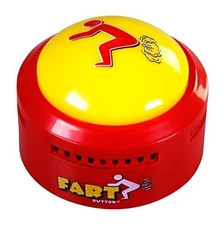  Poop Button - Lights Up and Plays 20 Funny Fart Sounds - Fun Prank & Gag Gift 