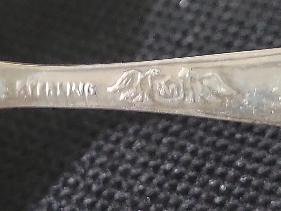 Antigua Cuchara de Plata Exposición Panamericana 1901 Torre Eléctrica BAKER-MANCHESTR Foto 4 de 4