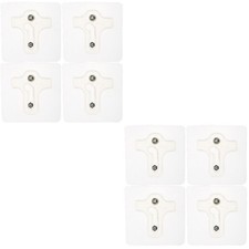 2 Count Adhesive Hooks for Painted Walls Household Nut Sticker No Drill Peg