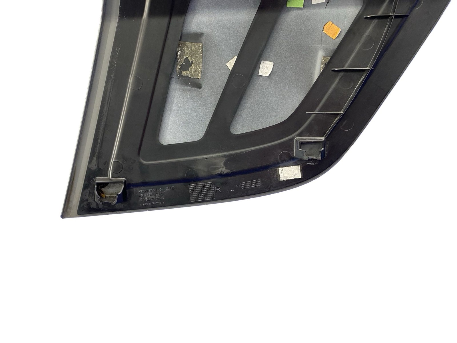 2017-2023 AUDI R8 V10 4S RWS REAR RIGHT SIDE QUARTER VENT TRIM PANEL 4S8853338D