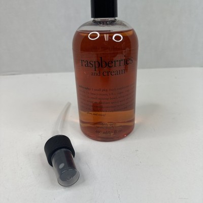 Philosophy Raspberries And Cream (Spritz) 16oz New With PUMP