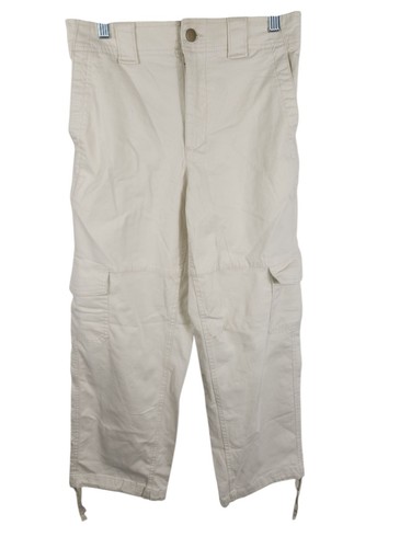 NWT Old Navy Vintage Y2K Womens Tech Cargo Pants Size XS TP(28x25) Stretch Cream