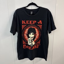 Obey T Shirt Mens Large Black