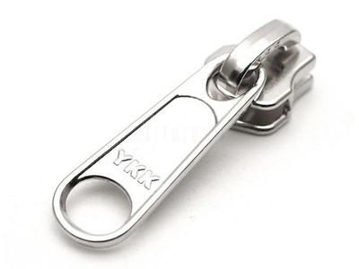 YKK Zipper Head 11/4 Inch Pull Tap Metal Teeth No.3 Silver PTZL 10 PCS