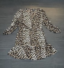 Scoop Women's Leopard Print Dress Size M 8-10