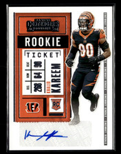 Khalid Kareem 2020 Contenders Rookie Ticket RC Auto