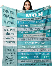 Mothers Day Blanket Gifts for Mom 60  x50  , Mom Birthday Gifts, Gifts for Mother
