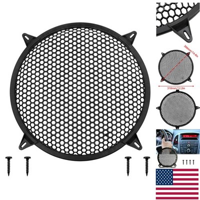 Elegant 12-Inch Speaker Grill Cover for Subwoofers - Dust Resistant Protection