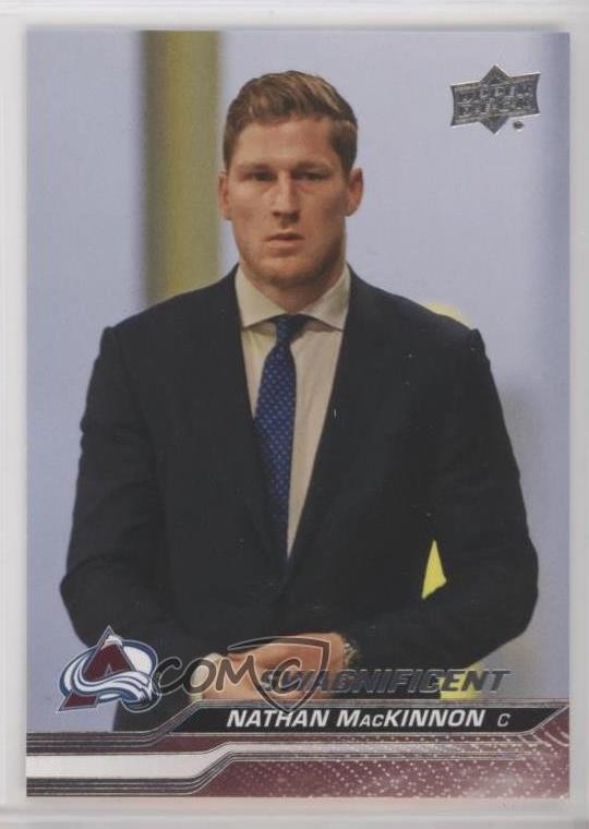 2023-24 Upper Deck Series 1 Swagnificent Nathan MacKinnon #42