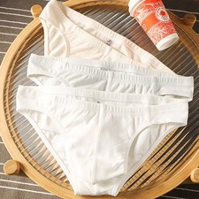 Breathable Underwear for Men with U Convex Pouch and Low Rise Cotton Design