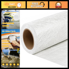 1 oz Fiberglass Cloth Chopped Strand Mat Roll 50" x 30ft - Durable, Lightweight,