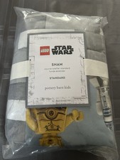 Pottery Barn Kids LEGO Star Wars Standard Pillow Sham 26" x 20" New