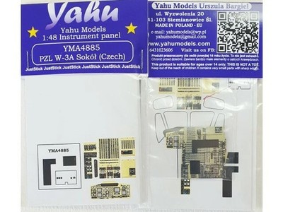 YAHU YMA4885 PZL W-3 Sokol (Czech) 1/48 Instrument panel