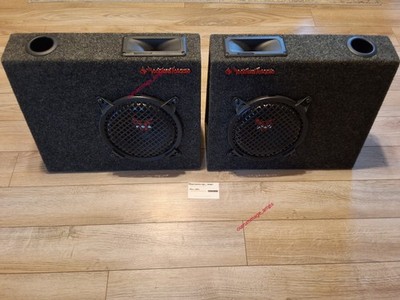 Rockford Fosgate PUNCH 8'' Full Range Car Audio SUBWOOFER BOXES   OLD SCHOOL! 