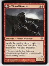 Afflicted Deserter Dark Ascension 81 U LP MTG