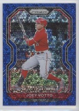 2021 Panini Prizm Tier III Blue Donut Circle Prizm 2/199 Joey Votto #221 1ax