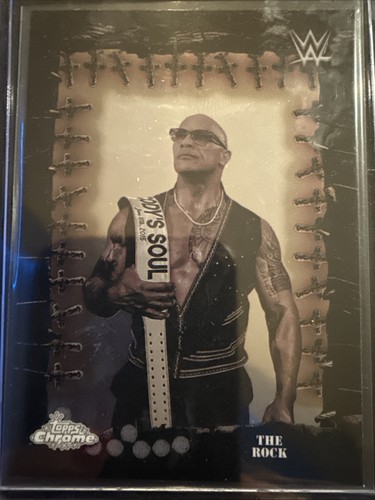2025 Topps Chrome WWE X Cactus Jack - Famed Phantoms The Rock #FMP-14