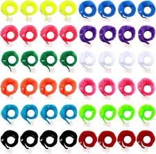 CCINEE 48 Pcs Magic Twisty Worm Wiggly Fuzzy Worms on a String Magic...