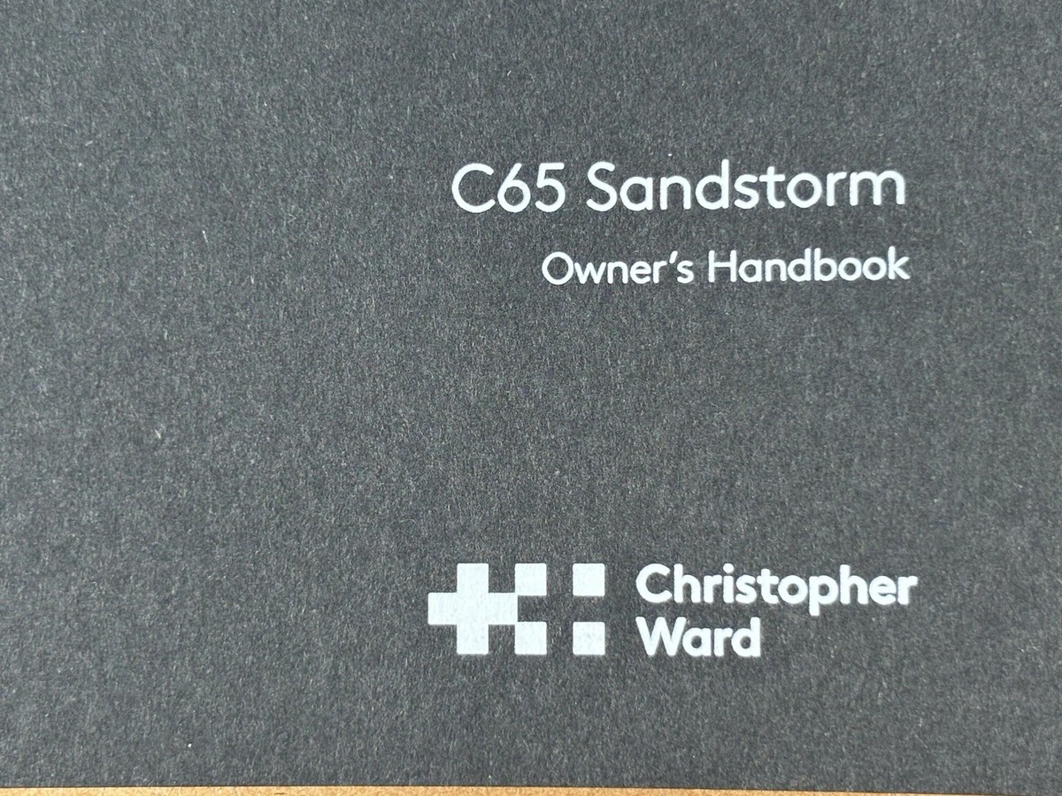 Christopher Ward C65 Sandstorm Chronometer Worn Wound Blackout