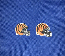 Cincinnati Bengals NFL helmet croc shoe charm jibbitz lot of 2