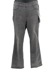DG2 by Diane Gilman Stretch Tri-Fit Pull-On Bootcut Jegging Gray