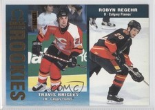 1999-00 Pacific Omega Gold 120/299 Travis Brigley Robyn Regehr #42 2a8