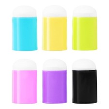 12 Pieces/Pack Finger Sponge Toys DIY Aesthetic Rubber Stamp Painting Supplies