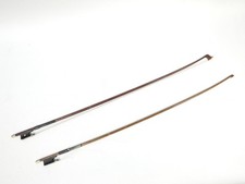 2 Vintage Violin Bows   Bausch Branded  Unmarked