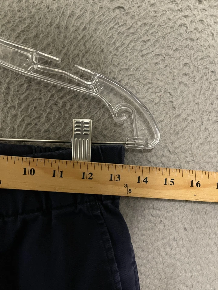 J. Crew Pants Women's Size Small Astrid Wide Leg Chino Blue Pull On Pockets - Image 3 of 4