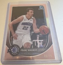 2025-26 Bowman Basketball Franz Wagner Rose GOLD Refractor /15 SSP Orlando Magic