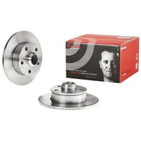 2X Brembo Bremsscheiben 226Mm Voll Hinten Passend FÜR Seat Toledo VW Corrado