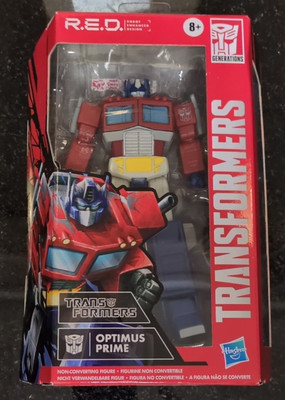 Transformers R.E.D. Optimus Prime Robot Enhanced Design Figure Toys Gift Hasbro