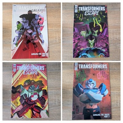 4 x Transformers Comics from Galaxy / Escape Series on IDW Comics