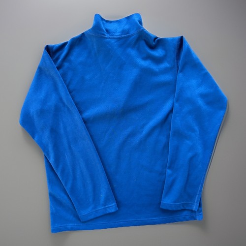 Patagonia Youth 10/Medium Base Layer Mid Weight Quarter Zip Blue Winter Gear - Picture 2 of 5