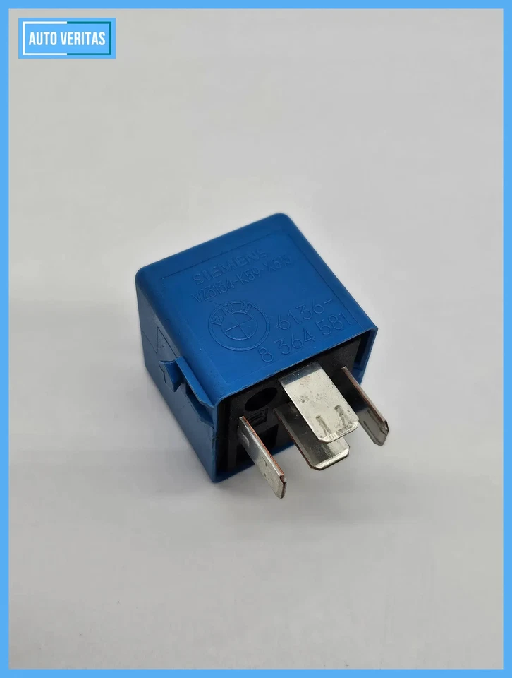 Original BMW 3 Series E36 E46 5 Series E39 Relay blue 8364581 - Image 2 of 4