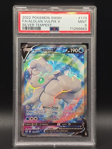 Alolan Vulpix V graded PSA 9 for sale on eBay