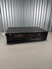 Sansui D-X311WR Auto-Reverse Dual Cassette Deck Made in Japan - Works 