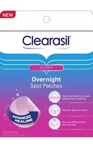 Clearasil Ultra Overnight Spot Patches 18-Count Exp. 03/2027 NEW Sealed ORIGINAL