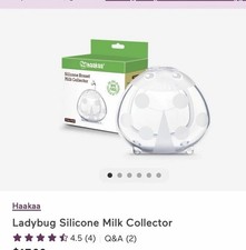 Haakaa Ladybug Silicone Breast Milk Collectors