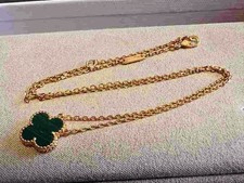 New black Sweet Necklace Diamond 18K YG MOP 40cm